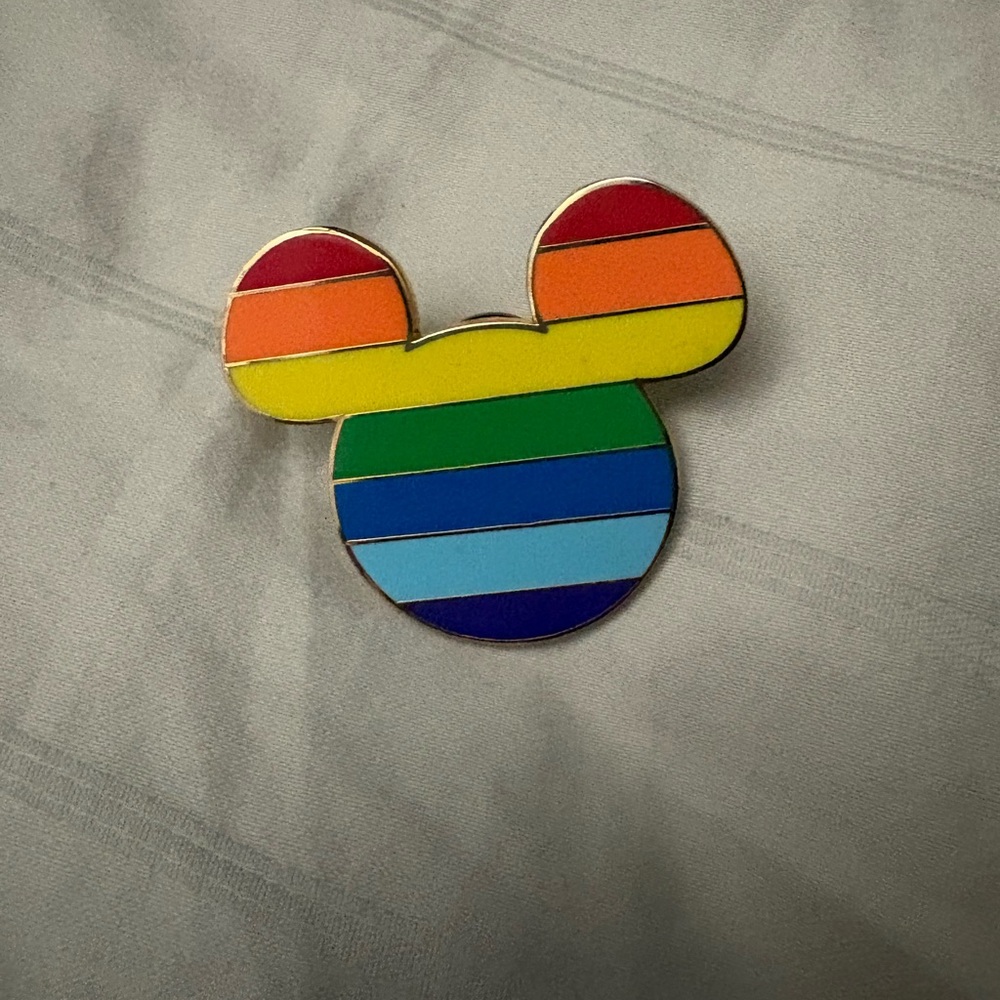 Disney Rainbow Mickey Mouse Pin